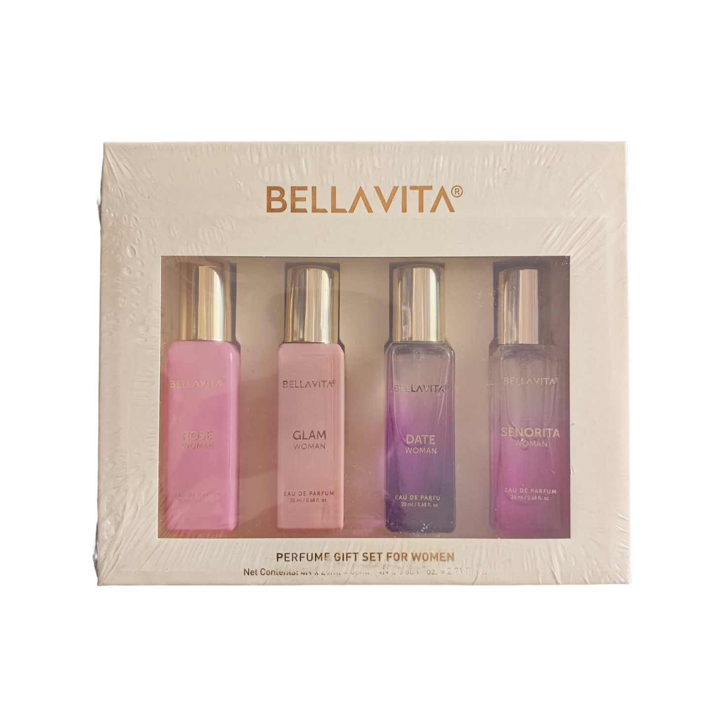Bellavita perfume gift set for women |4X20ml 