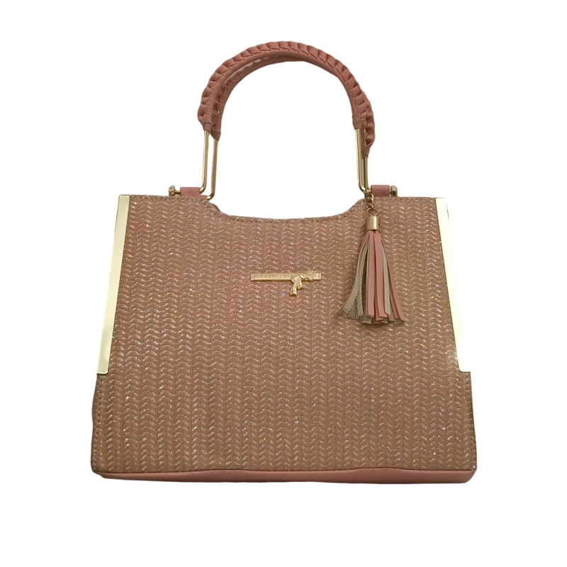 Elegant Women's Handbag with Tassel Design