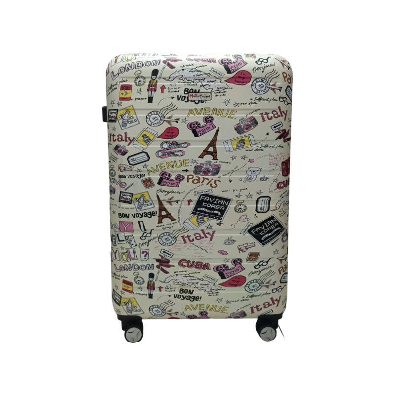 Large Size White Trolley Bag