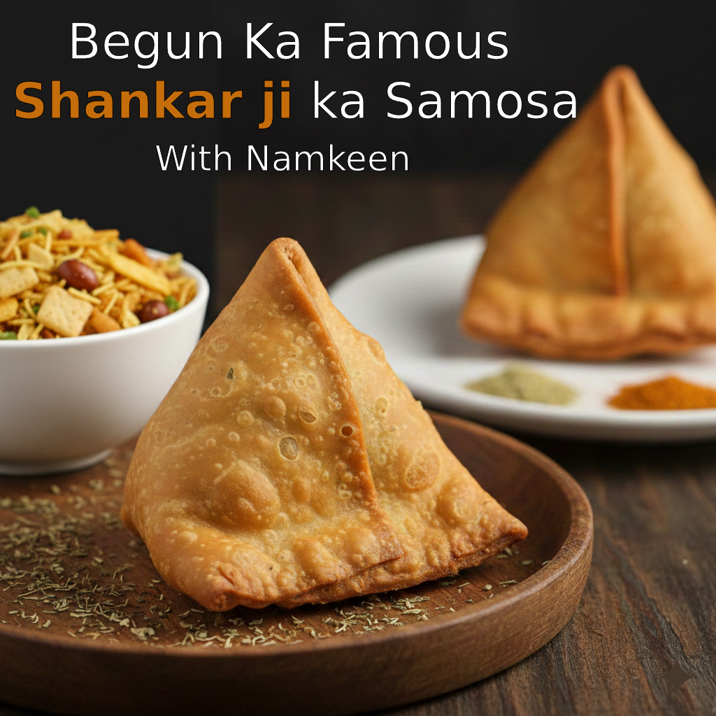 shankar ji  ke samose with namkeen
