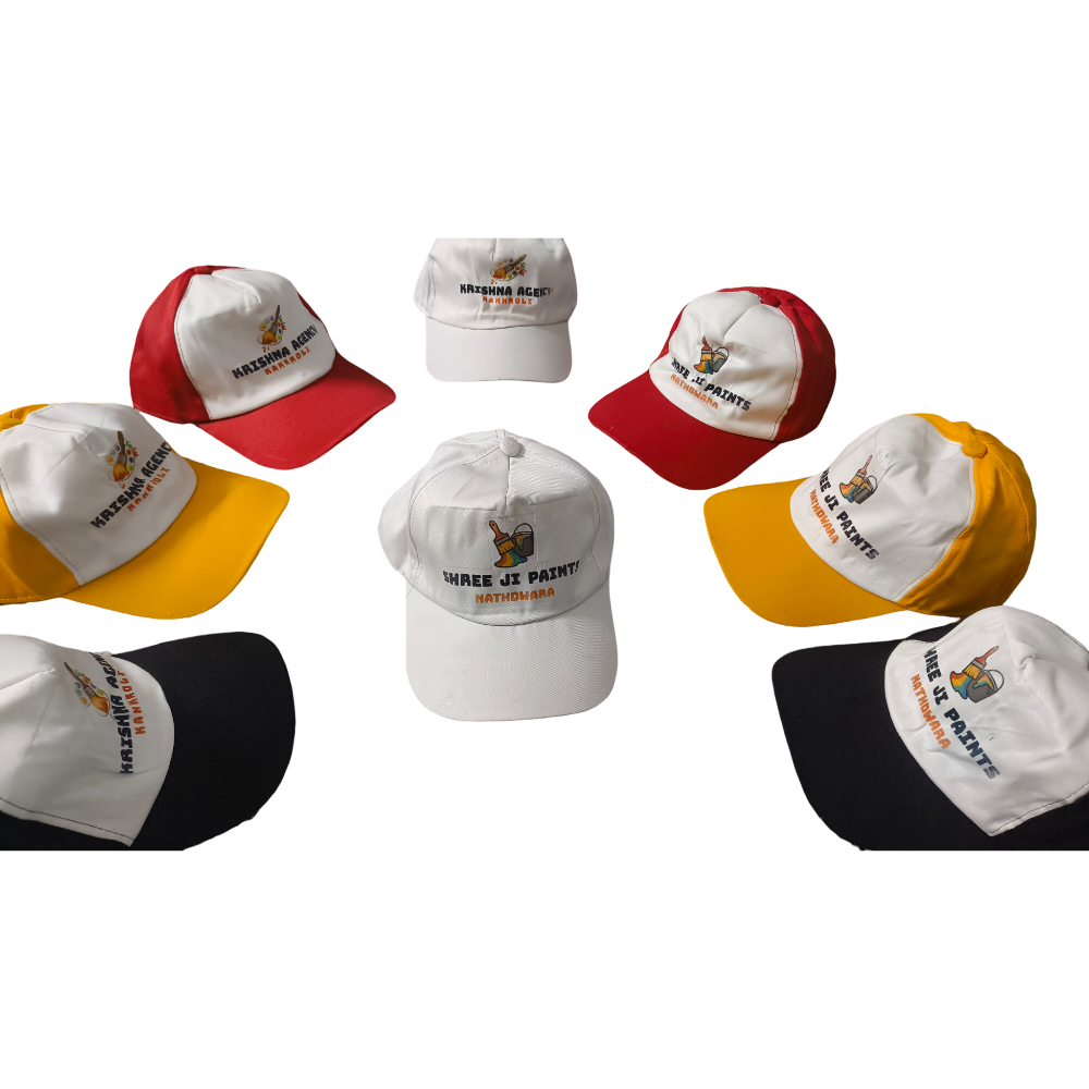 Customized cap for men and women with dual colour