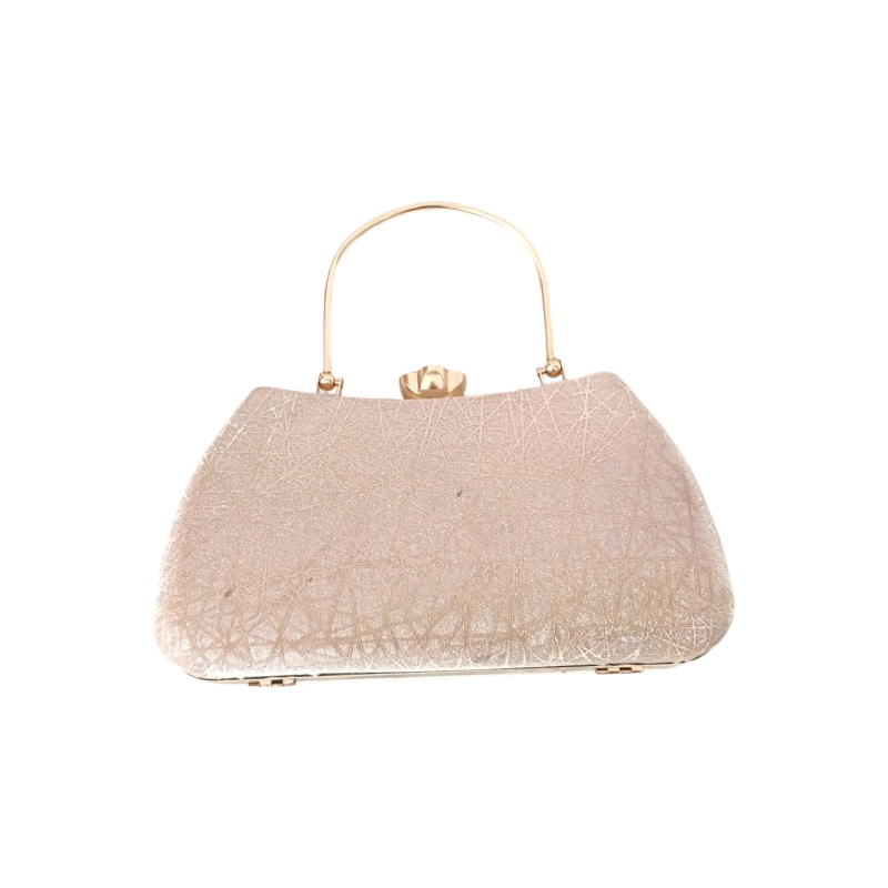 Designer Bridal Clutch with Textured Finish