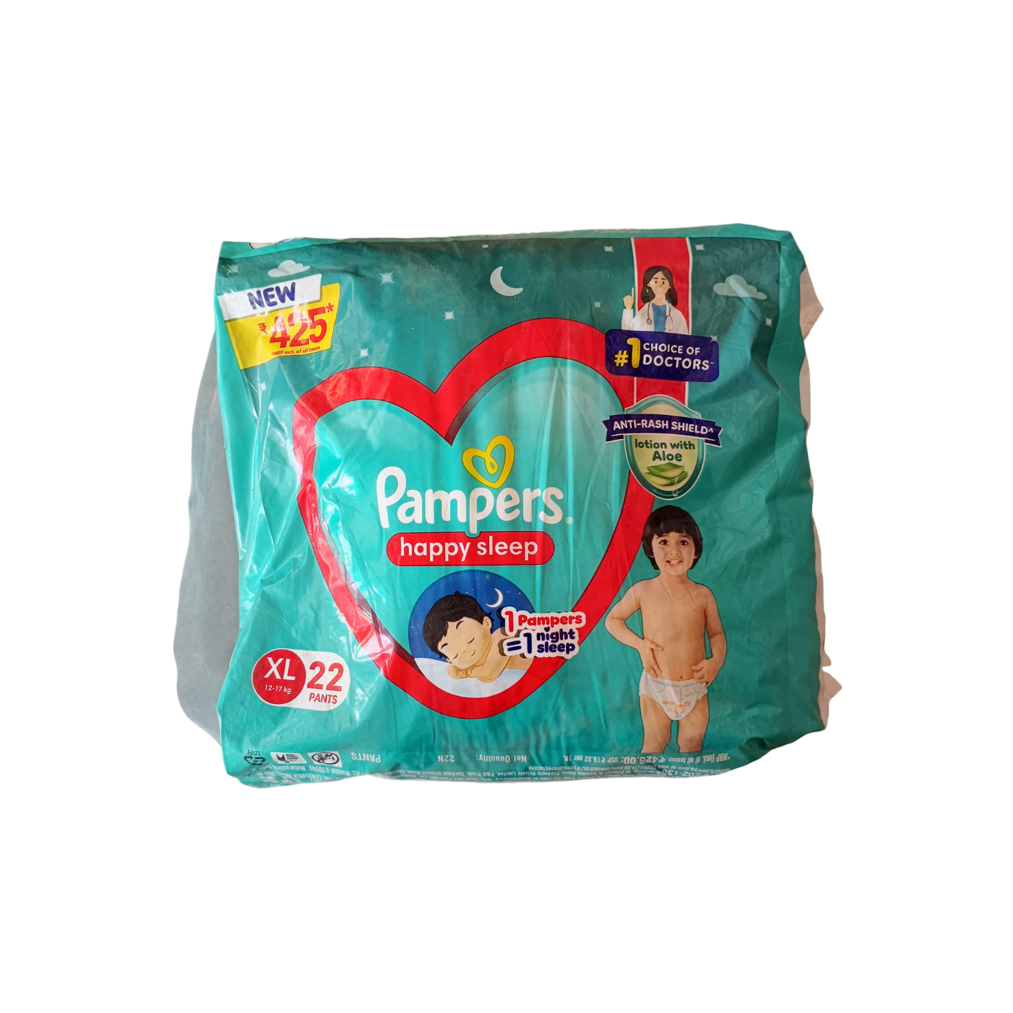 Pampers happy sleep |XL size | 22 pants