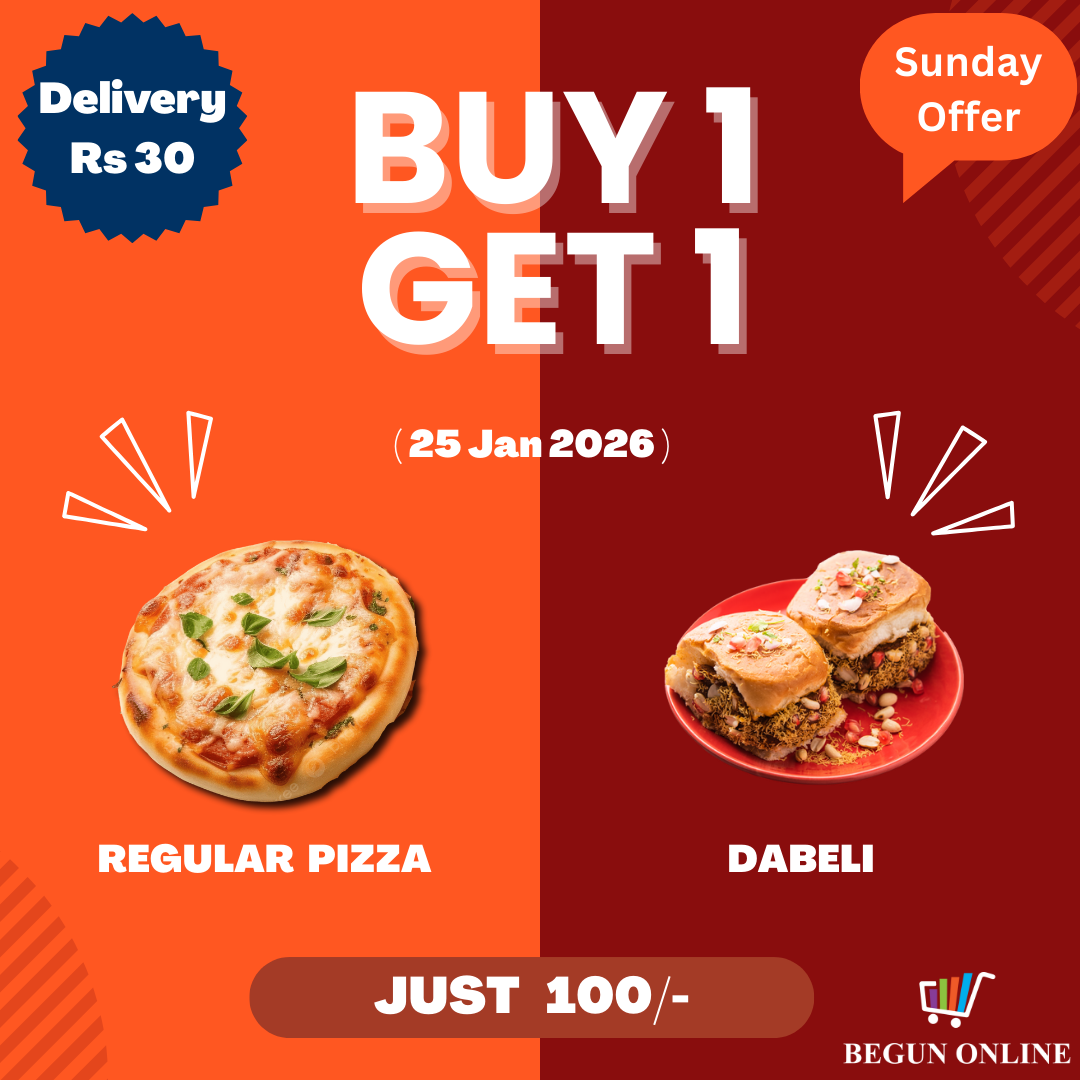 Regular Pizza + DABELI   (BUY 1 GET 1 Sunday Offer)