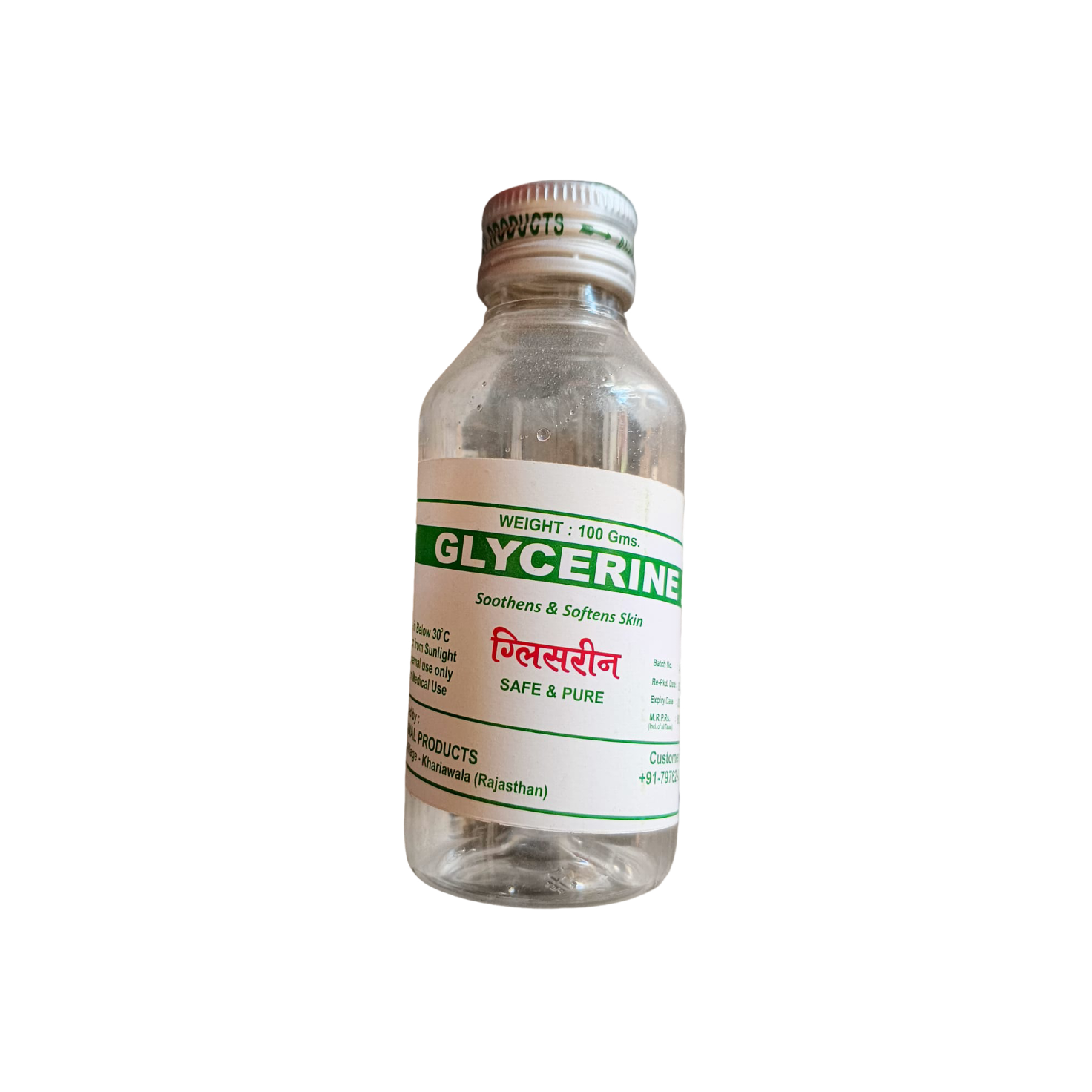 Glycerine safe&pure |100g