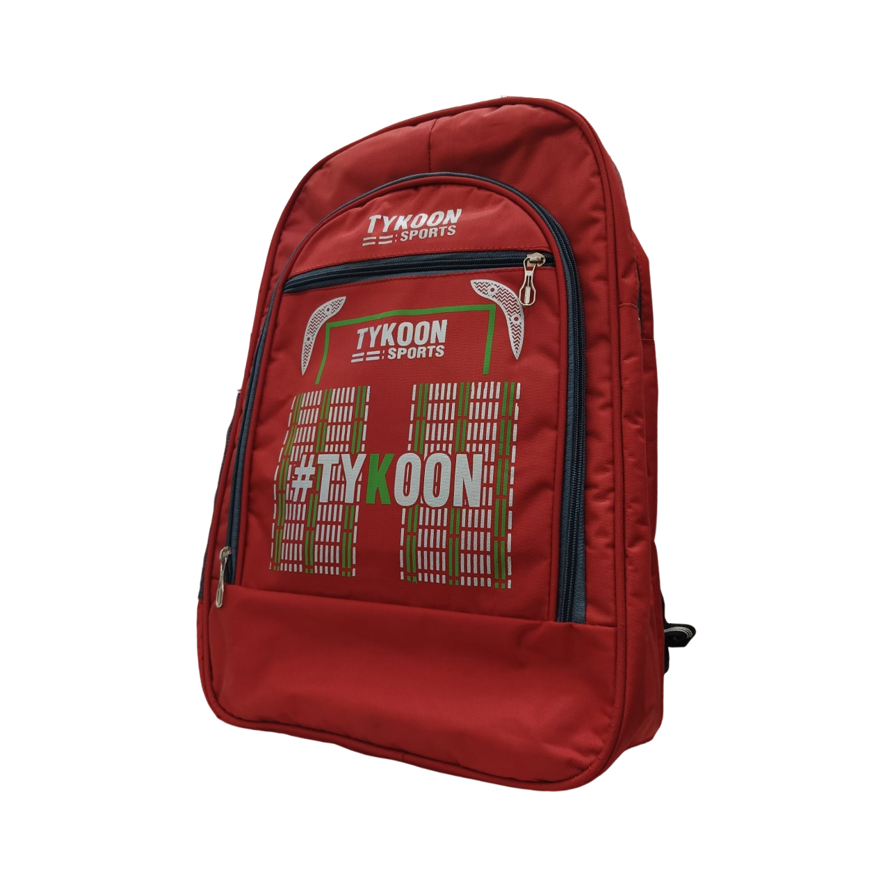 Tykoon  Full Size School Bag , 4 Zips, 2 water Bottles packet,  1 Laptop Paket