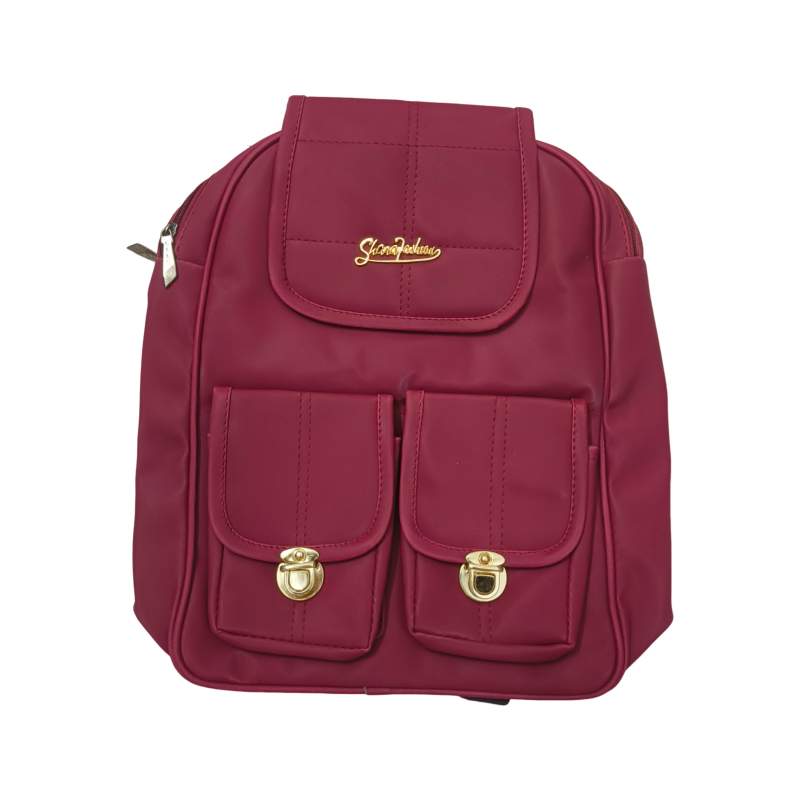 Front Double Pocket College/School Bag For Girls