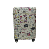 Large Size White Trolley Bag