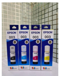 Epson 003 65ml Ink Bottle (Magenta, Yellow, Cyan, Black) ;Compatible with :L3110 /L3101/ L3150 / L4150 / L4160 / L6160 / L6170 / L6190 Printer Models