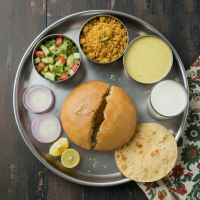 Royal Special Dal Bafla Thali