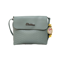 Elegant Beige Croc-Embossed Handbag - Stylish Women's Shoulder Bag