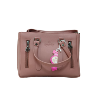 Elegant Beige Croc-Embossed Handbag - Stylish Women's Shoulder Bag