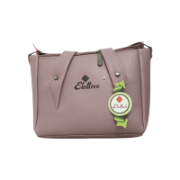 Elegant Beige Croc-Embossed Handbag  - Stylish Women's Shoulder Bag