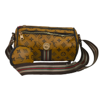 Stylish Designer-Inspired Mini Duffel Bag with Adjustable Strap