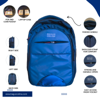 BEGUN ONLINE Premium Bags, 5 Zips, 2 Bottle and 1 Laptop packet (Pre booking)