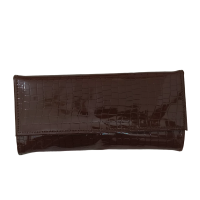 Fashion Faux Clutch with Croc Texture – Multi-Compartment Design for Phone, Cash & Card Storage