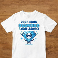 2026 main diamond banke aaunga tshirt