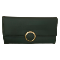 Stylish Faux Clutch with Phone, Cash, Cosmetic Compartments & Card Holders